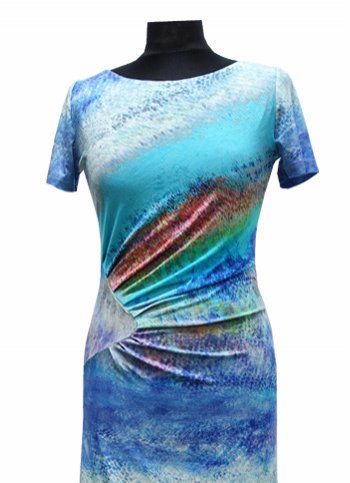 Úpletové barevné šaty Seaonyx Dámské oděvy